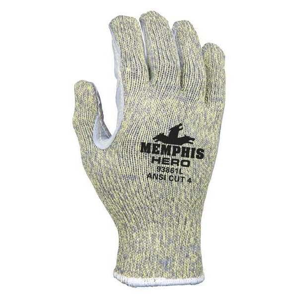 Cut Resistant Gloves, A7 Cut Level, Uncoated, S, 1 PR