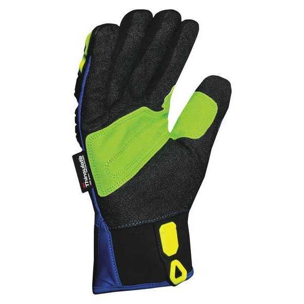 Impact Gloves, 3XL, Slip On Closure, PR