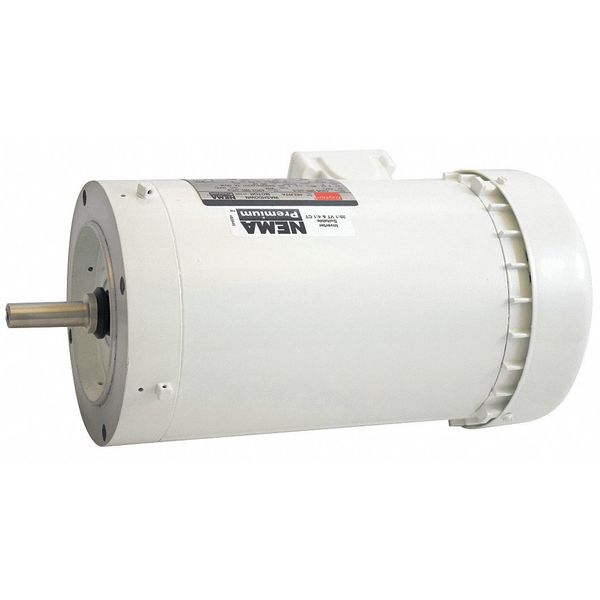 Washdown Motor, TEFC, 2 HP, 1725 rpm, 56C