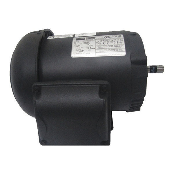 3-Phase General Purpose Motor, 1 HP, 56C Frame, 230/460V AC Voltage, 1,765 Nameplate RPM