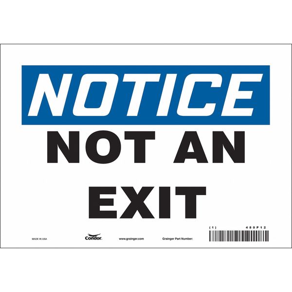 Not An Exit Sign, English, 10
