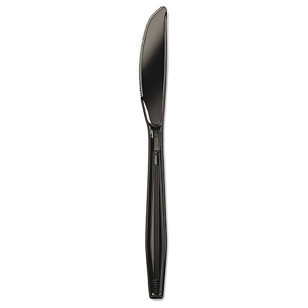 Disposable Knife, Black, Heavy, PK1000