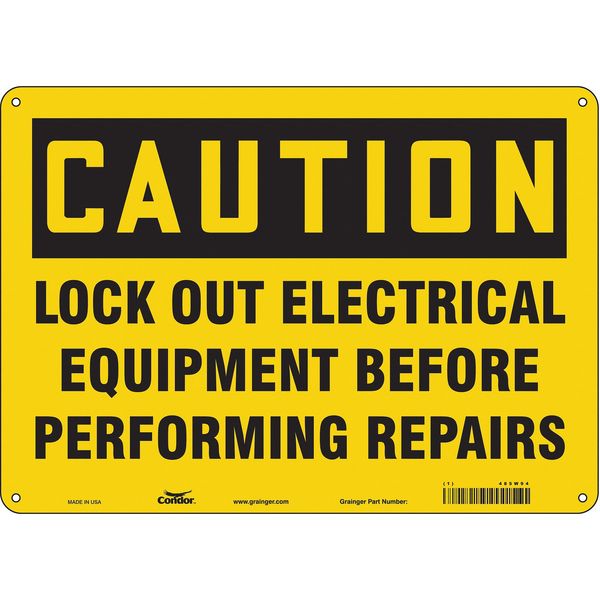 Lockout Sign, 14