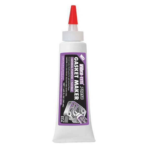 Anaerobic Gasket Sealant, 50 mL, Purple, Temp Range -65 to 300 Degrees F
