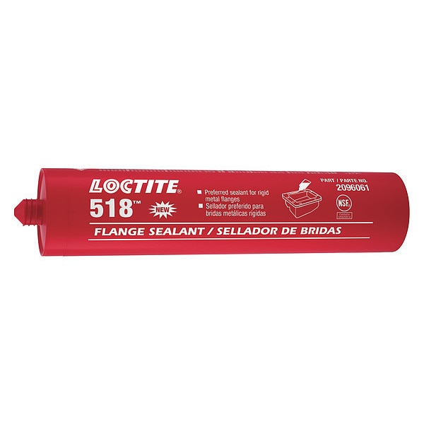 Anaerobic Gasket Sealant, 300 mL, Red, Temp Range -65 to 300 Degrees F