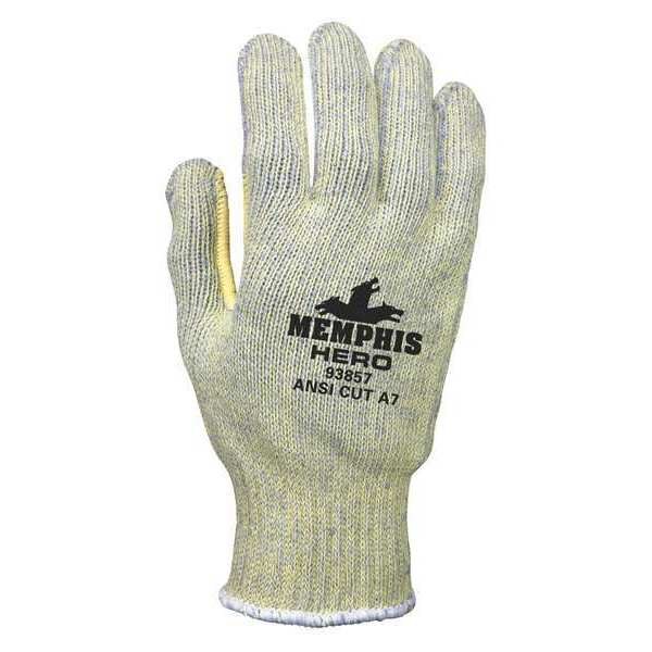 Cut Resistant Coated Gloves, A7 Cut Level, PVC, XL, 1 PR