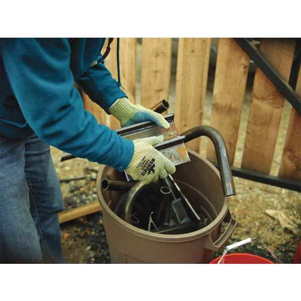 Cut Resistant Coated Gloves, A4 Cut Level, PVC, XS, 1 PR