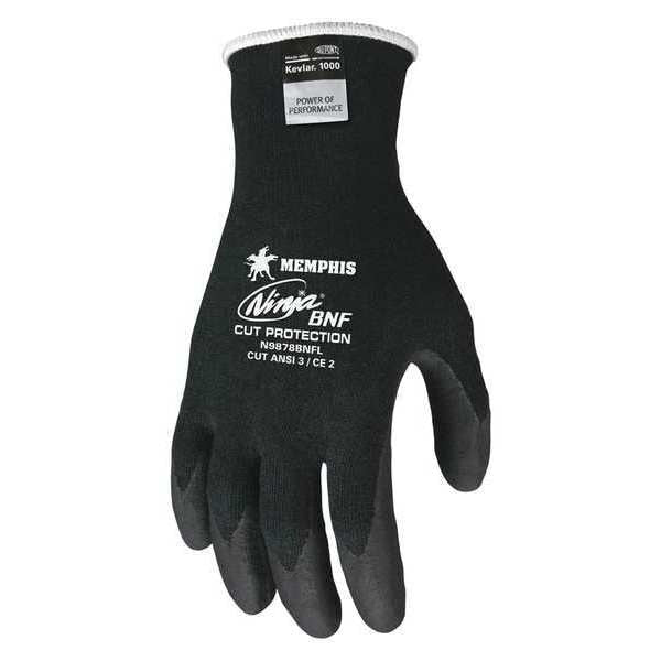 Cut Resistant Coated Gloves, A3 Cut Level, Nitrile, 2XL, 1 PR