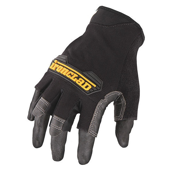 Impact Gloves, XL, Gray/Black/Yellow, PR