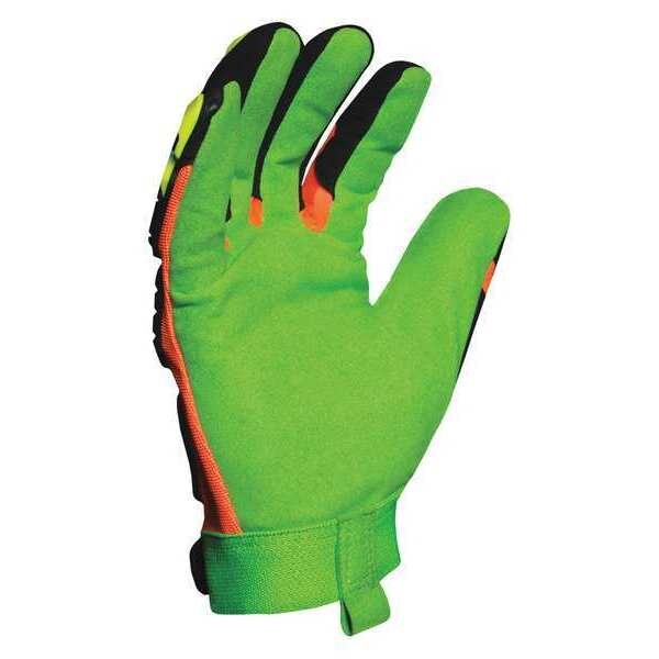 Impact Gloves, Hook-and-Loop, 3XL, PR