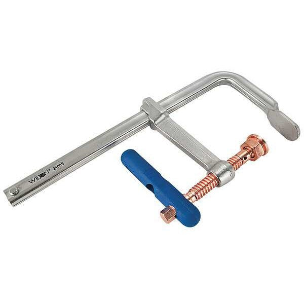 24 in F-Clamp Copper-Plated Steel Handle and 4 3/4 in Throat Depth
