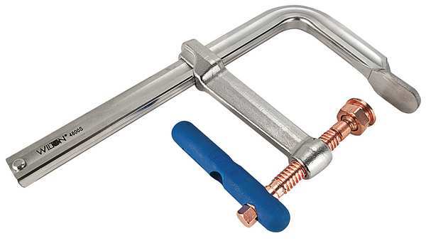 24 in F-Clamp Copper-Plated Steel Handle and 7 in Throat Depth
