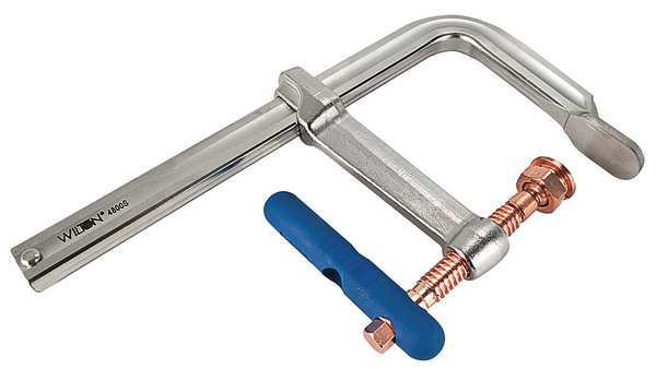 48 in F-Clamp Copper-Plated Steel Handle and 7 in Throat Depth