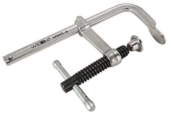 4 in F-Clamp Steel Handle and 2 1/4 in Throat Depth