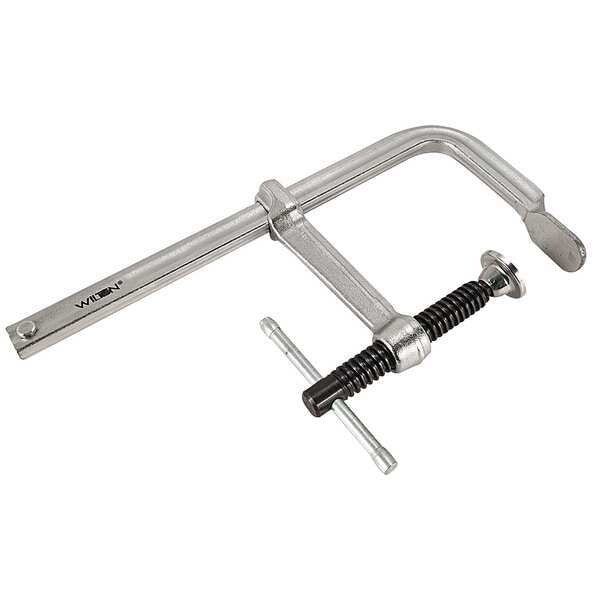 24 in F-Clamp Steel Handle and 4 3/4 in Throat Depth