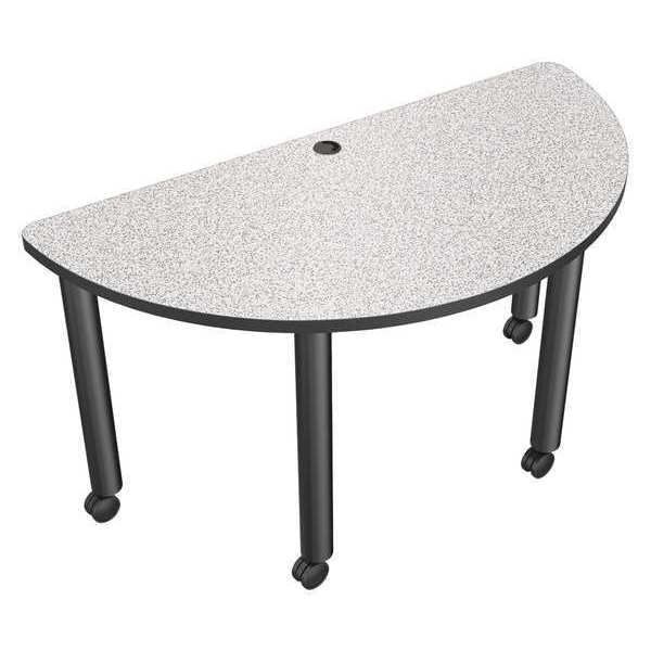 Boat Conference Table, 58 in X 29 in X 29 1/2 in, High Pressure Laminate Top