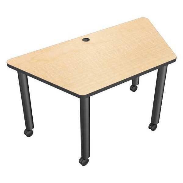 Trapezoidal Conference Table, 58 in X 29 in X 29 1/2 in, High Pressure Laminate Top