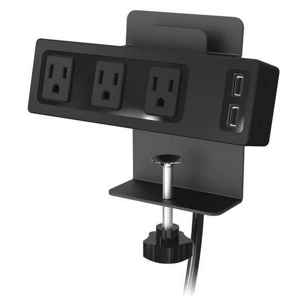 Surge Outlet Strip, Includes Clamp Mount
