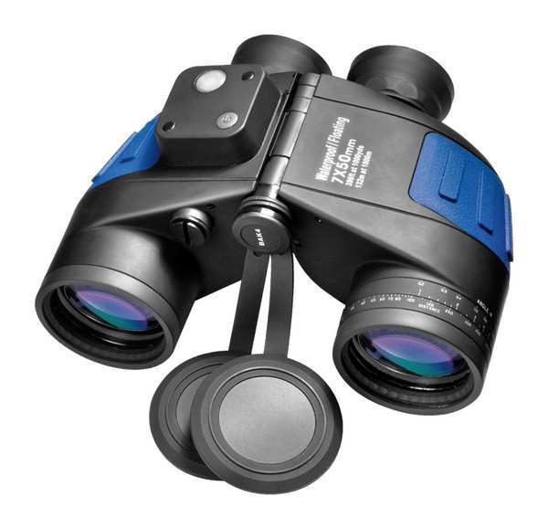 Boating Binocular, 7x Magnification, Porro Prism, 395 ft @ 1000 yd Field of View