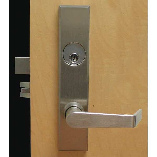 Door Lever Lockset, Mortise, Mechanical