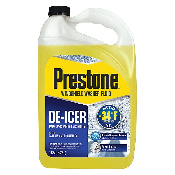 Windshield Washer/De-Icer, Bottle, 1 gal, Ready to Use, Premixed, Windshield Washer Fluid