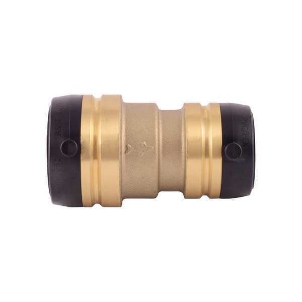 DZR Brass Reducing Coupling, Push-Fit, 1-1/4