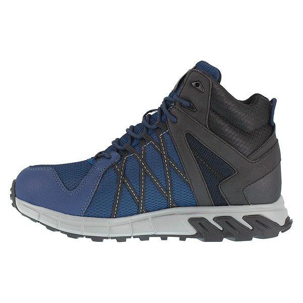 Size 10-1/2 Men's Athletic High-Top Alloy Work Shoe, Blue