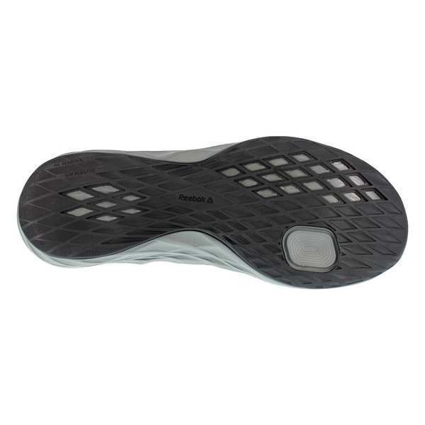 Safety Shoe, 12, W, Navy, Steel, PR