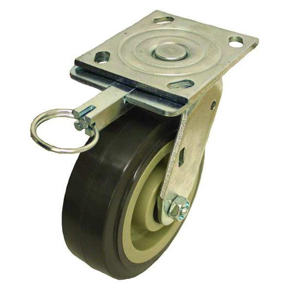 Standard Plate Caster, Swivel, 750 lb.
