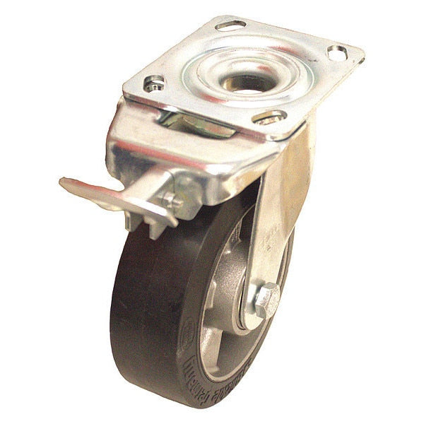 Standard Plate Caster, Swivel, 1100 lb.
