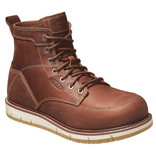 Size 10 Men's 6 in Work Boot Aluminum Work Boot, Gingerbread/Gum