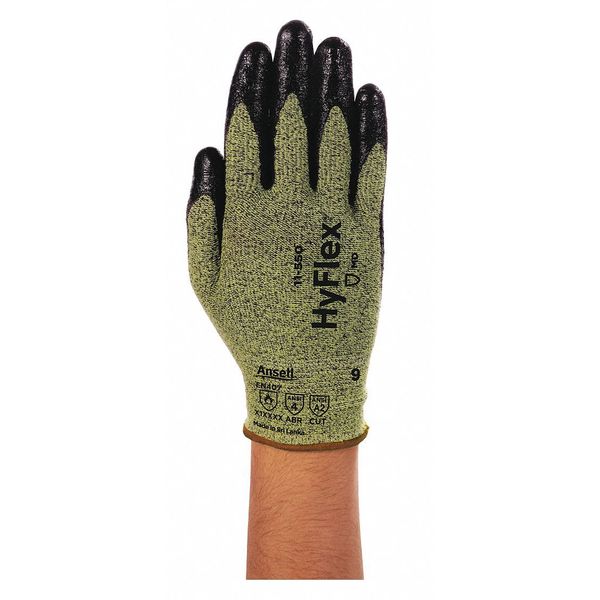 Cut Resistant Coated Gloves, A2 Cut Level, Foam Nitrile, 7, 1 PR
