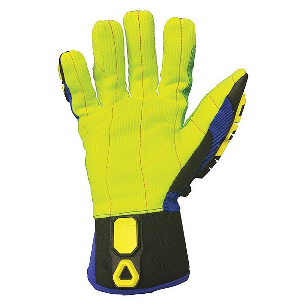 Impact Resistant Gloves, Slip-On, Sz M, PR