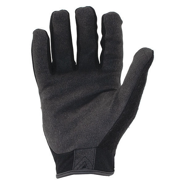 Mechanics Touchscreen Gloves, XL, Black/Silver, Single Layer, Polyester