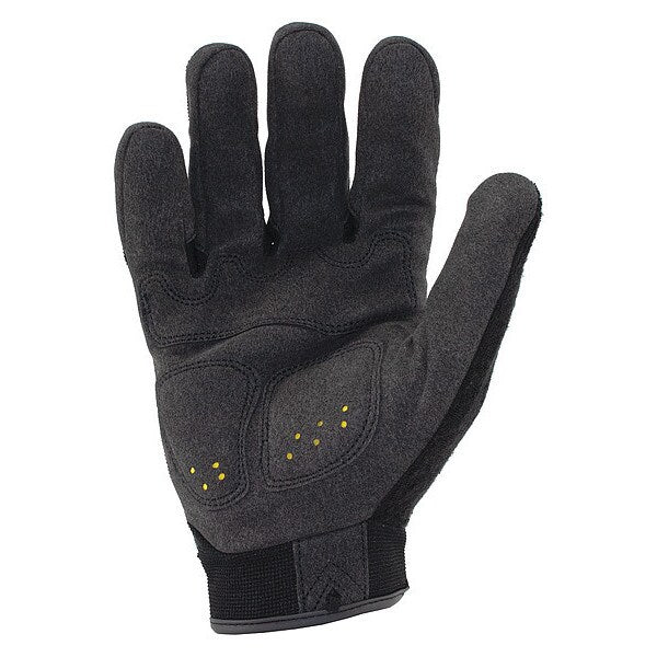 Impact Resistant Gloves, Size S, Black, PR