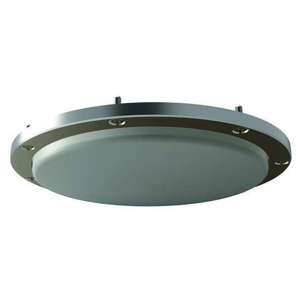 LED Surface Mount Fixture, 4400 lm, Silver