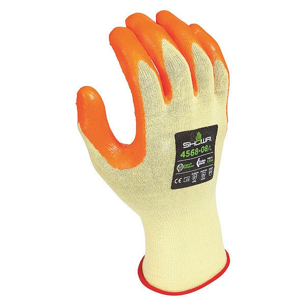 VF, Glove, A4, Orange/Ylw, L, 497D61, PR
