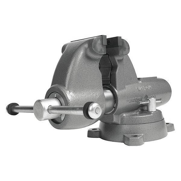 Combination Vise, Serrated Jaw, 15 1/2