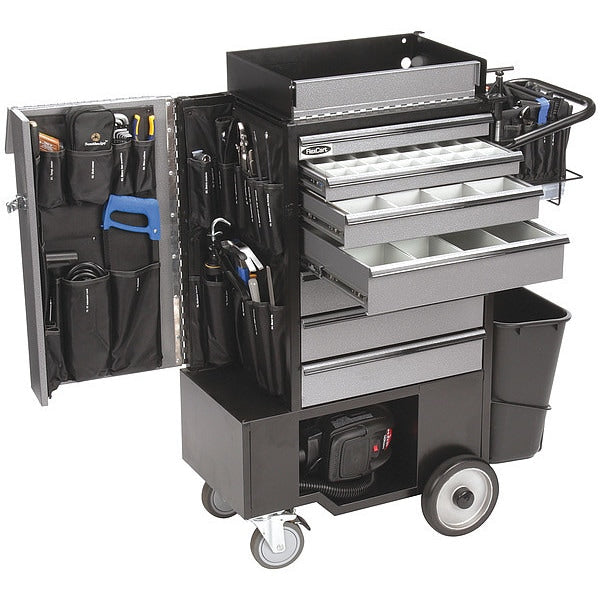 Black, Light Duty, Tool Utility Cart