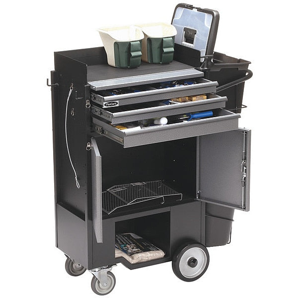 Black, Light Duty, Tool Utility Cart