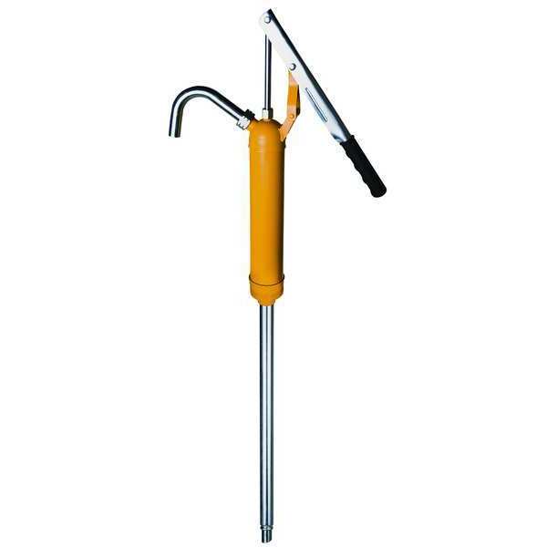 Hand Drum Pump, Lever, Steel, 3/4In OD