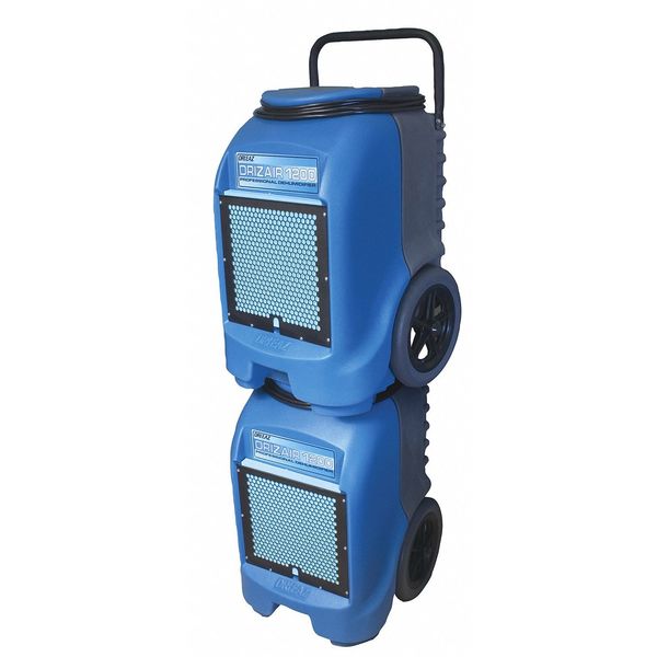 Industrial Dehumidifier, 64 Pt Per Day, Std Refrigerant, Built-In Drain Pump/Continuous Drain, 115V