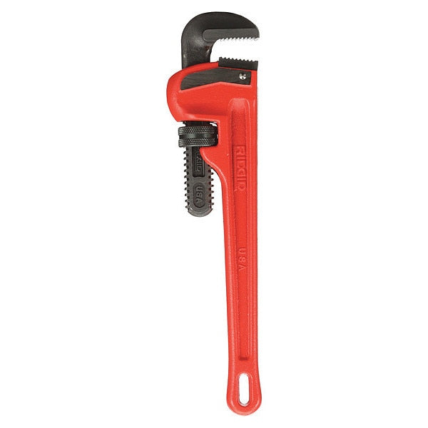 14 in L 2 in Cap. Cast Iron Straight Pipe Wrench