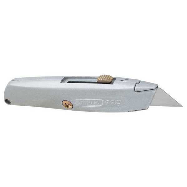 6 in. General Purpose Metal Retractable Utility Knife with 3 Replacement Blades