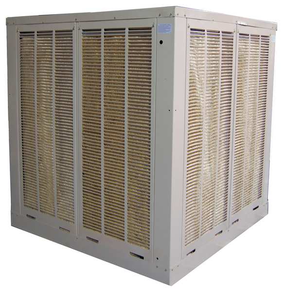 Ducted Evaporative Cooler with Motor 16,000 cfm, 10,000 sq. ft., 2 HP