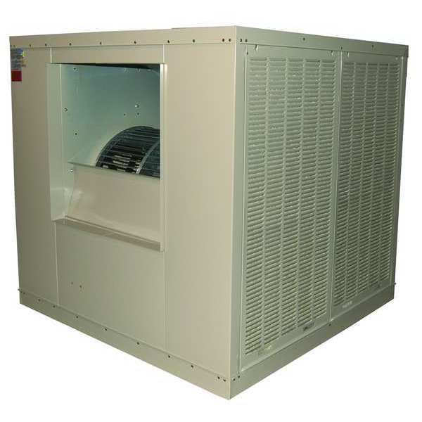 Ducted Evaporative Cooler with Motor 21,000 cfm, 10,000 sq. ft., 5 HP