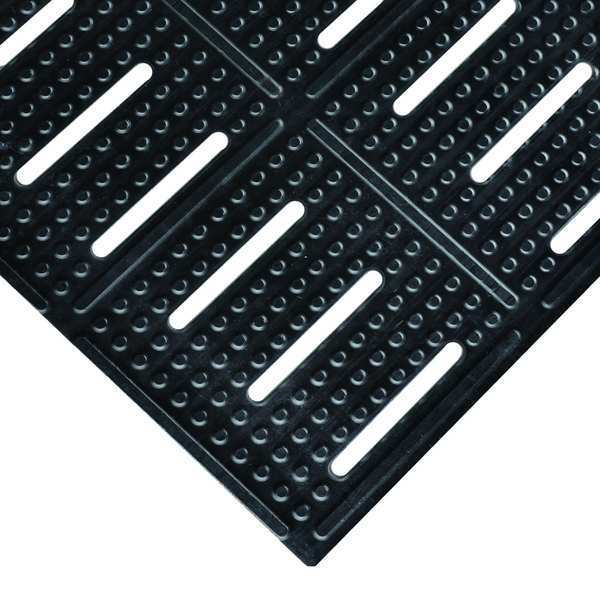 Slotted Antifatigue Mat 24 In W x 3 Ft L, 3/8 In