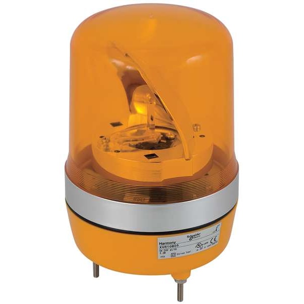 Warning Light, Rotating Mirror LED, Orange