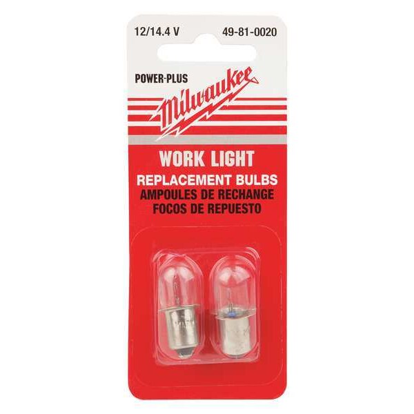 Replacement Bulb, F/14.4V Work Lights, PK2