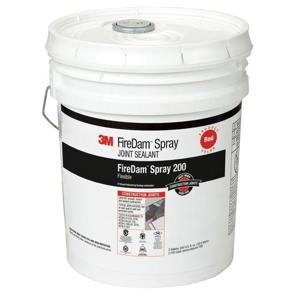 Fire Barrier Sealant, 5 gal., Red